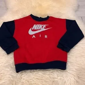 Nike Air Red And Blue Nike Sweater Zip Hoodie Nike Air Sweater Red